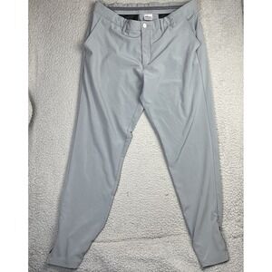 Primo Golf Jogger Mens Size 36 Gray Lightweight Performance Zip Ankle Pants